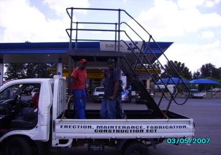 MANUFACTURE AND INSTALL OF STAIRCASE AND PLATFORM DPI PLASTICS